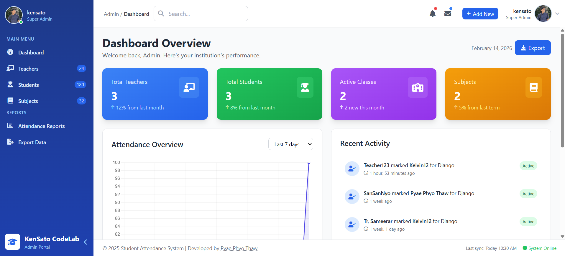 Student Attendance System