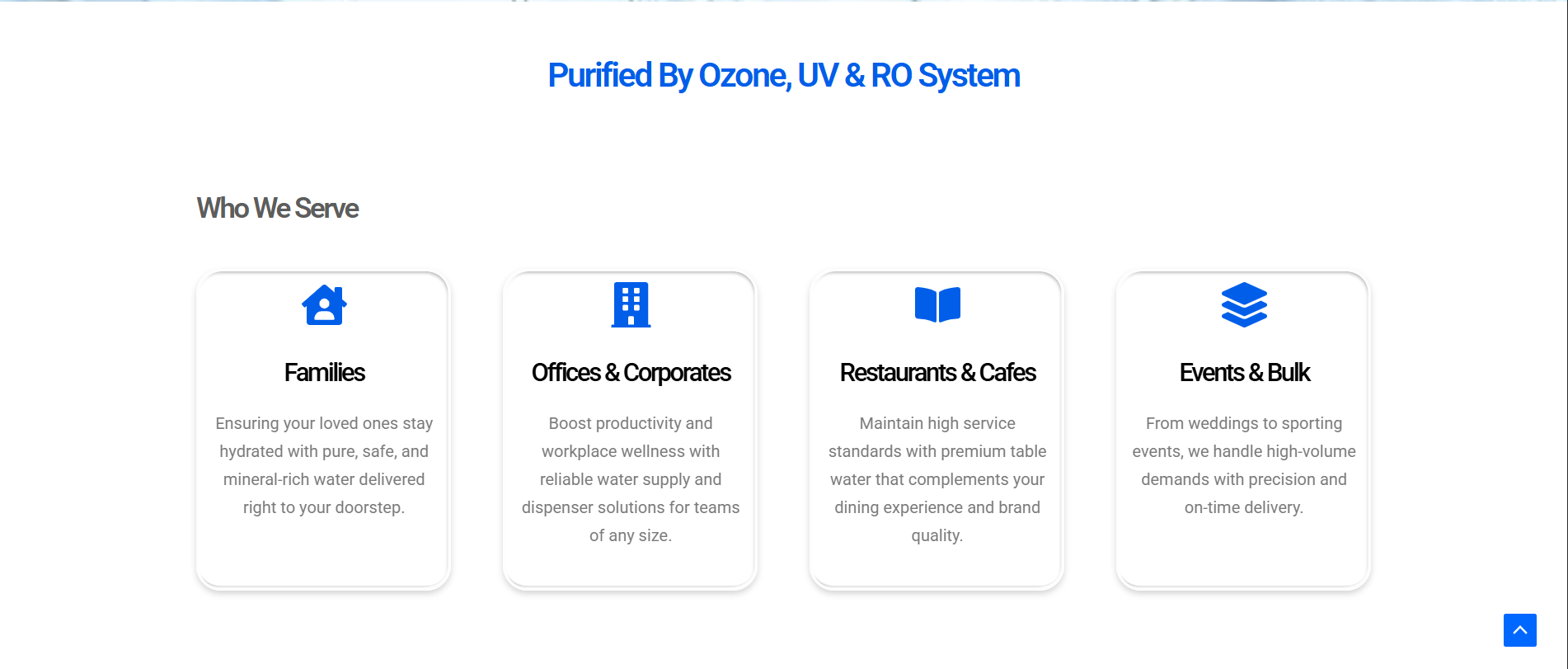 Who We Serve Page