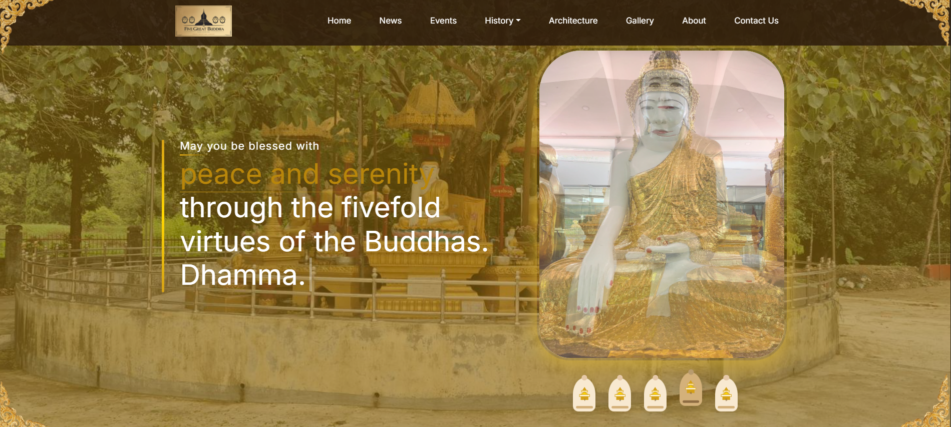 Buddhist Website Development